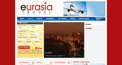 Desktop Screenshot of eurasiatravel.ie
